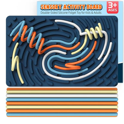 Sensor Activity Board Double-Sided Silicone Montessori Toys